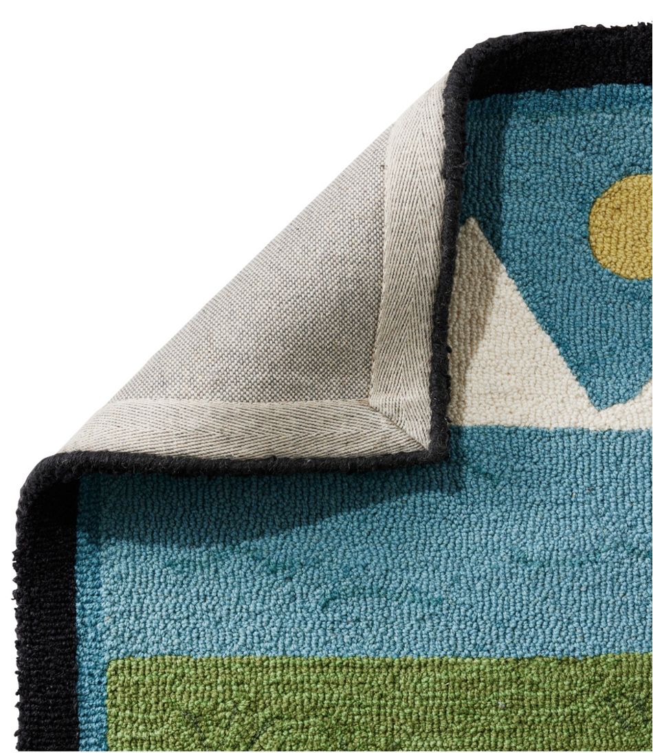 Wool Hooked Novelty Runner, Lakeside Labs | L.L.Bean