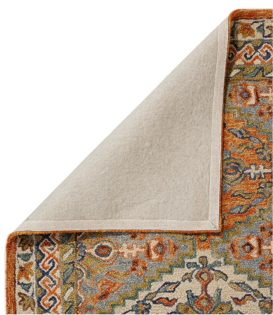 Bordered Medallion Wool Tufted Rug | L.L.Bean