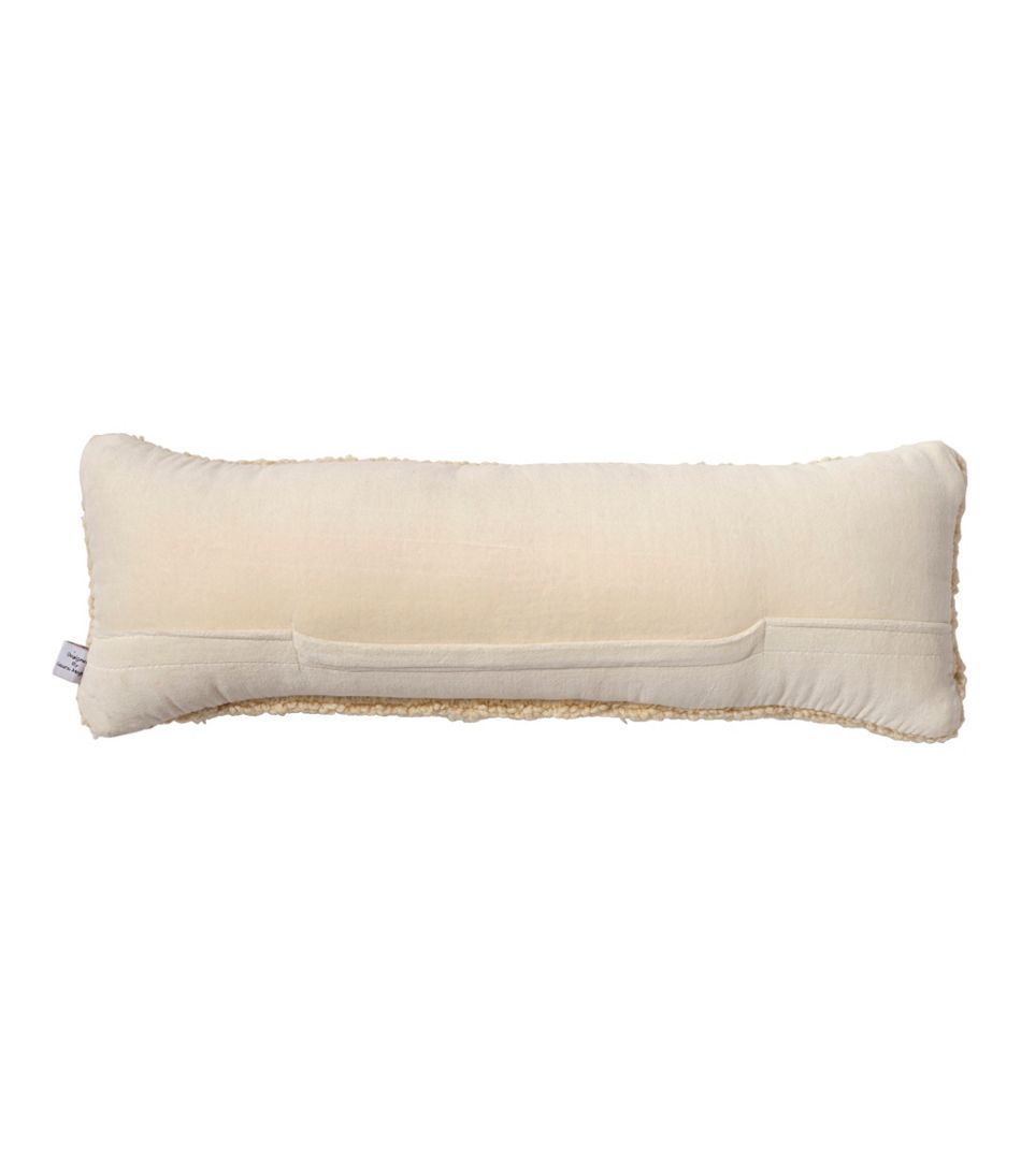 Wool Hooked Throw Pillow, Lab Trio, 8" x 24" | L.L.Bean