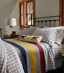 Wool Hooked Throw Pillow, Lab Trio, 8" x 24" | L.L.Bean