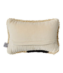 Wool Hooked Throw Pillow, Black Labrador, 8" x 12" | L.L.Bean