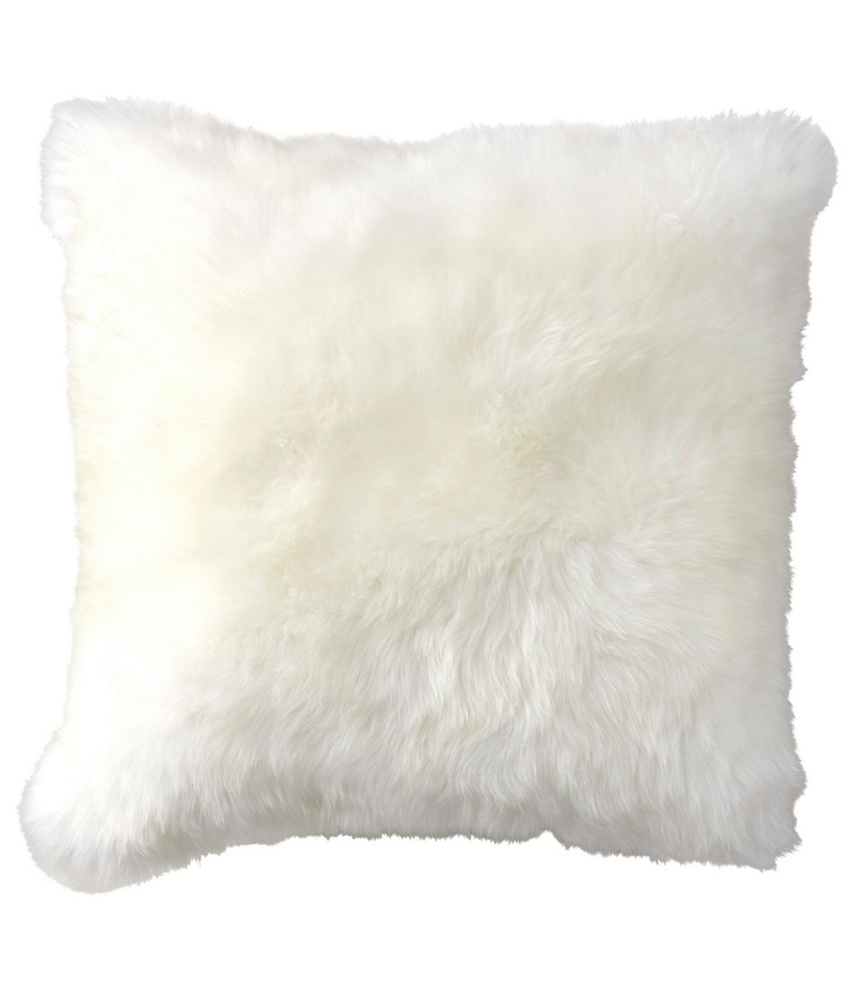 Sheepskin Throw Pillow, 14" x 14" | L.L.Bean