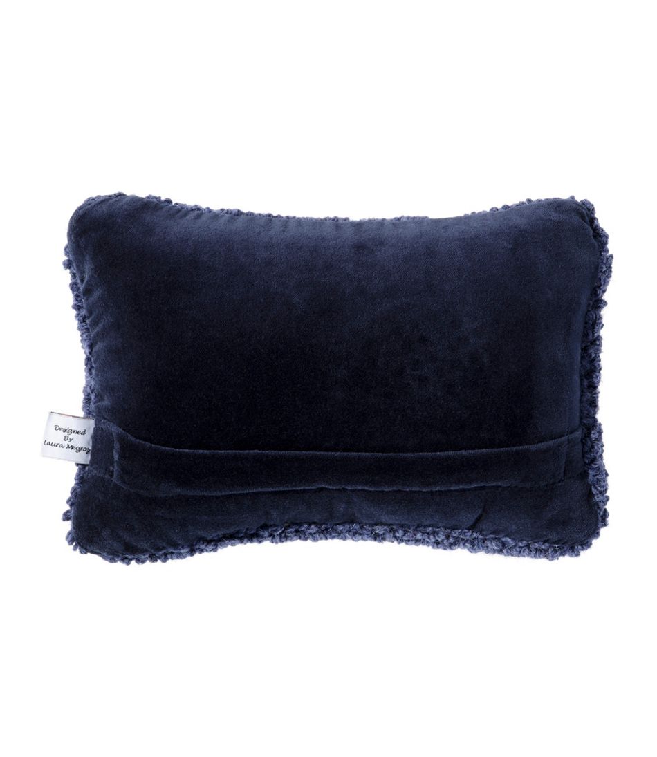Wool Hooked Throw Pillow, Whale, 8" x 12" | L.L.Bean