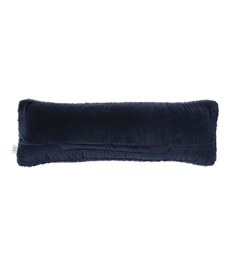 Wool Hooked Throw Pillow, Whale, 8" x 24" | L.L.Bean