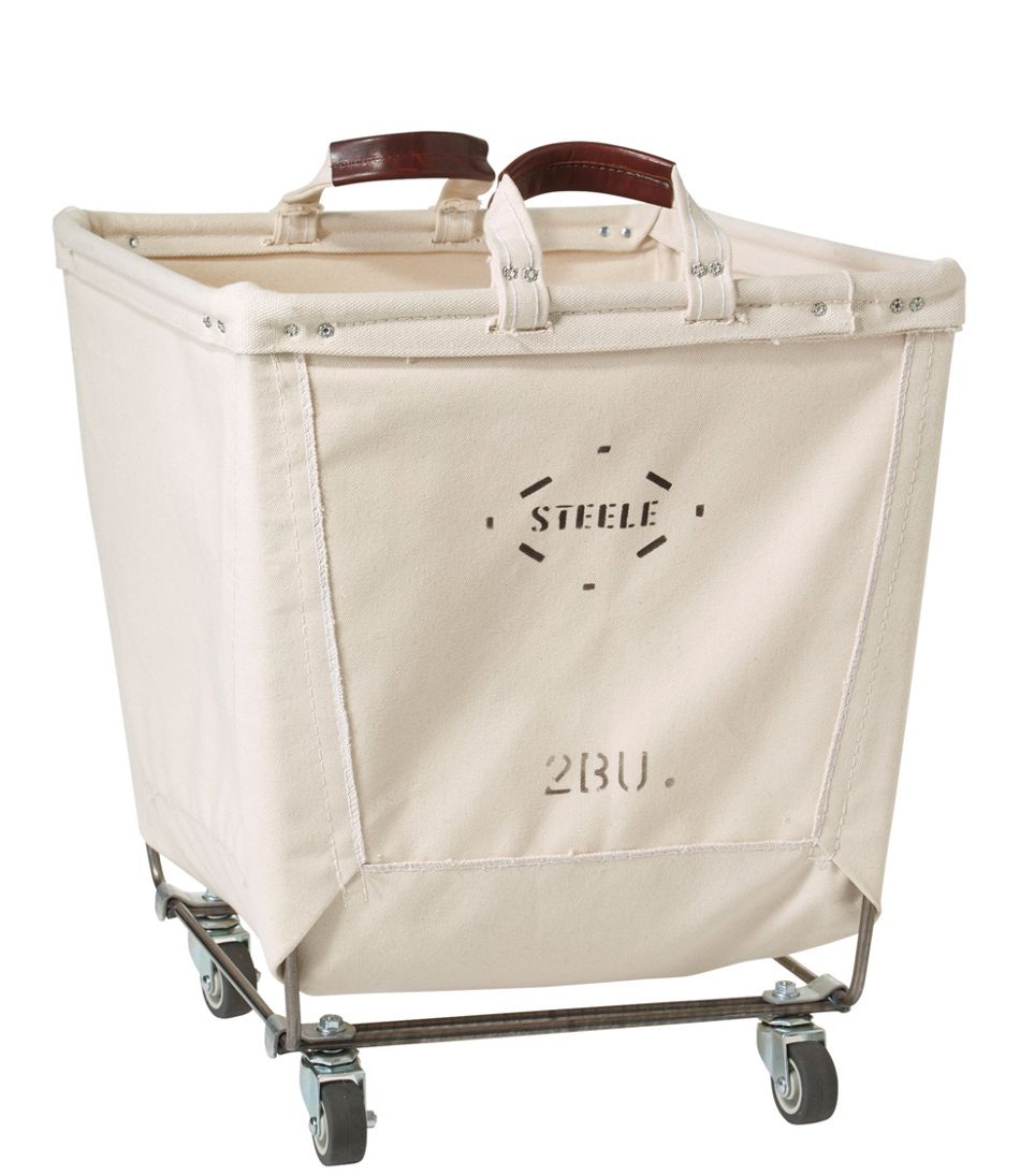 Steele Two Bushel Small Carry Basket with Casters | L.L.Bean