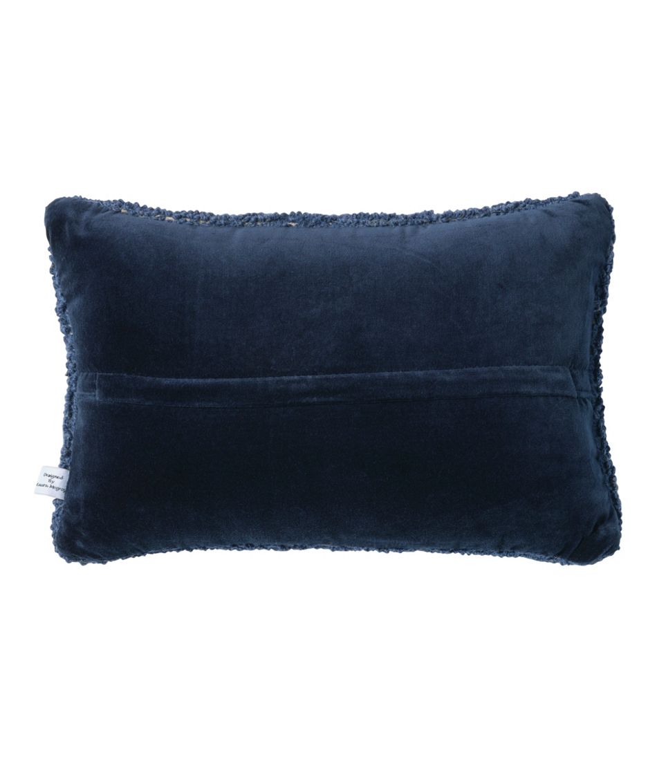 Wool Hooked Throw Pillow, Whale, 12" x 18" | L.L.Bean