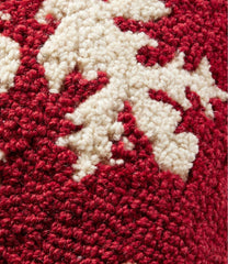 Wool Hooked Throw Pillow, Snowflake, 14" x 14" | L.L.Bean
