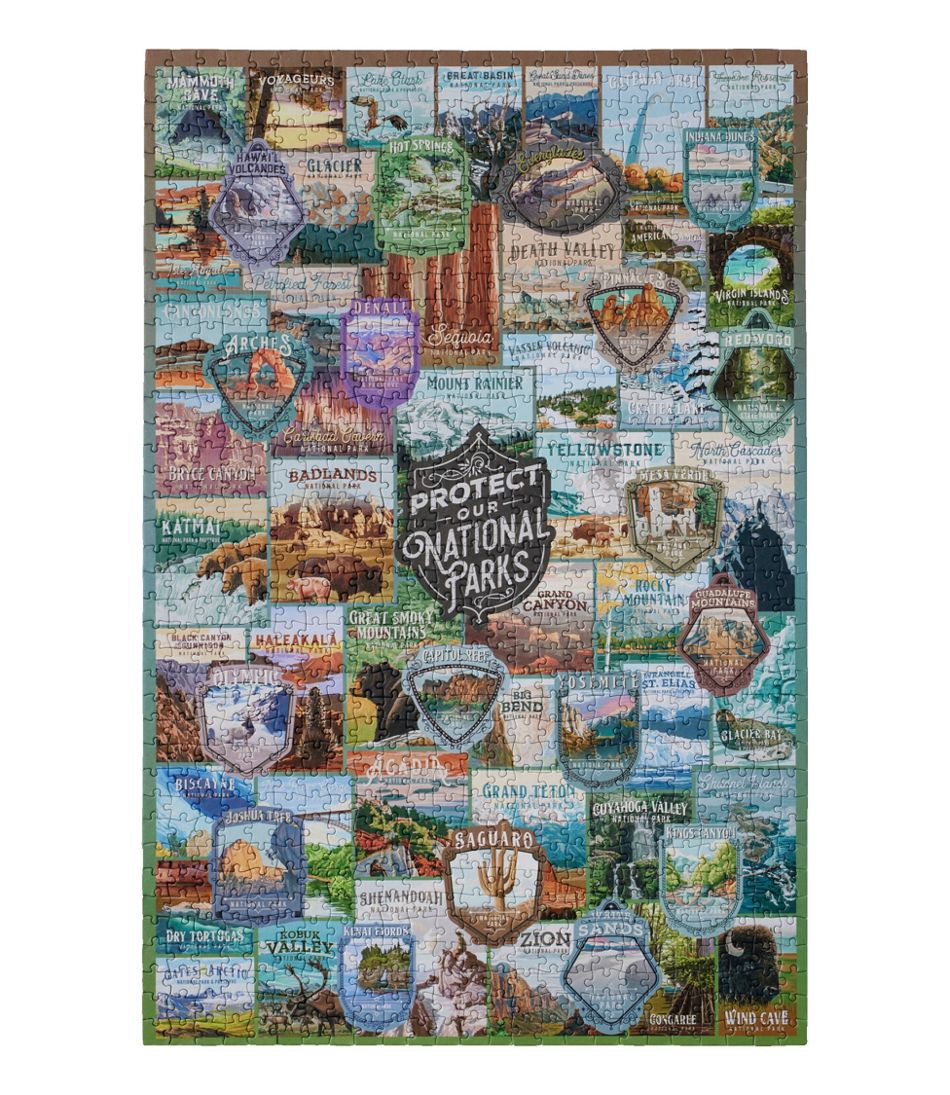 Protect Our National Parks Puzzle, 1000 Pieces | L.L.Bean