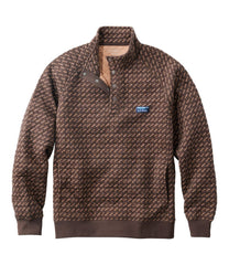 Men's Bean's Quilted Sweatshirt, Mockneck, Print | L.L.Bean