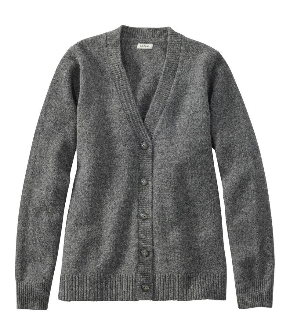 Women's Bean's Classic Ragg Wool Sweater, Button-Front Cardigan | L.L.Bean