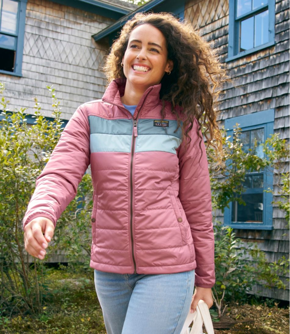 Women's Mountain Classic Puffer Jacket, Colorblock | L.L.Bean