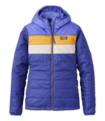 Women's Mountain Classic Puffer Hooded Jacket, Colorblock | L.L.Bean