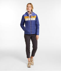 Women's Mountain Classic Puffer Hooded Jacket, Colorblock | L.L.Bean