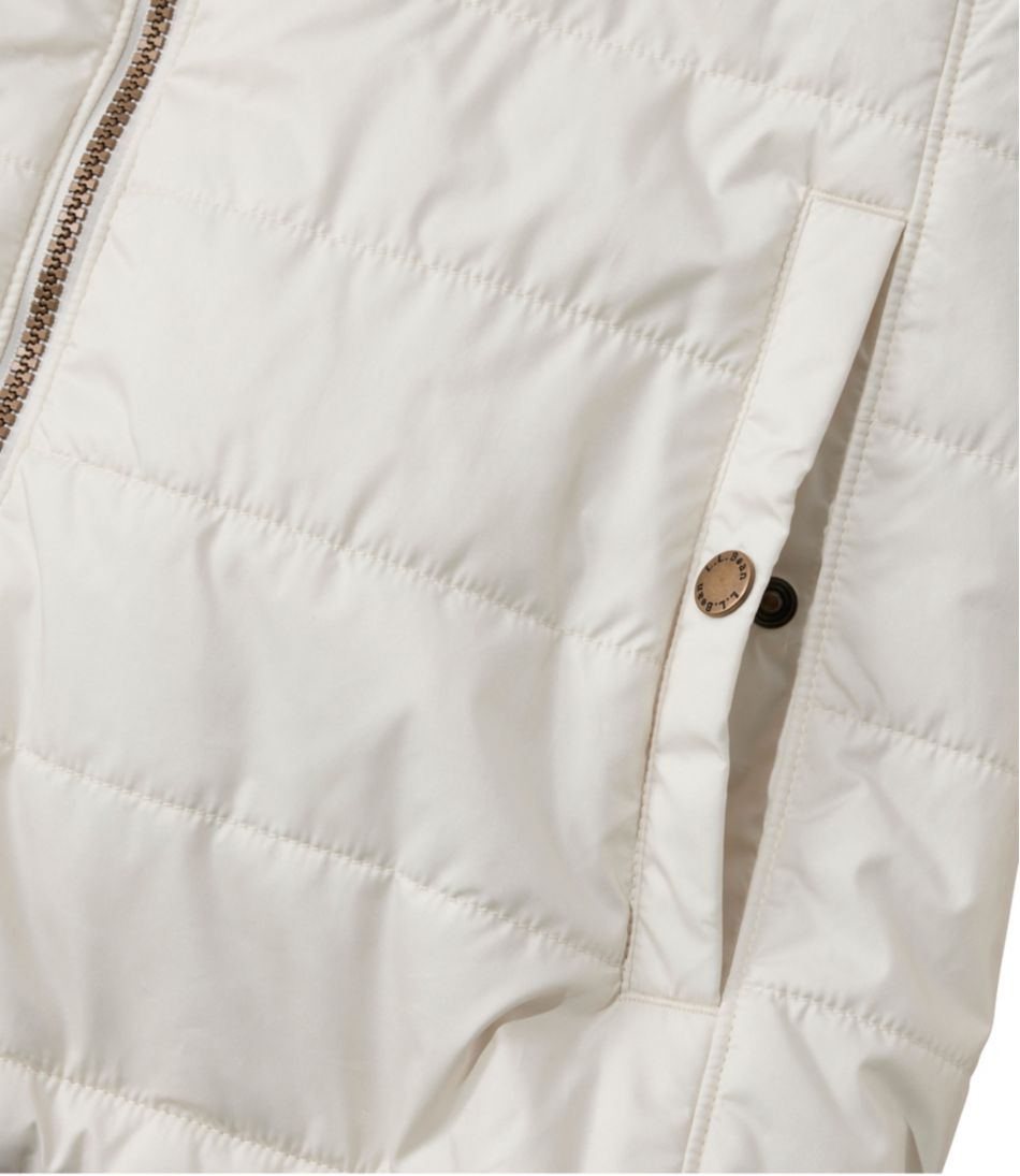 Women's Mountain Classic Puffer Hooded Jacket, Colorblock | L.L.Bean