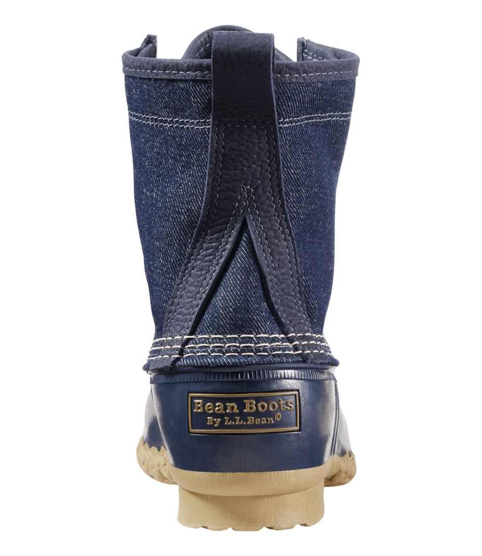 Women's Bean Boots, 8" Denim Insulated Flannel-Lined | L.L.Bean