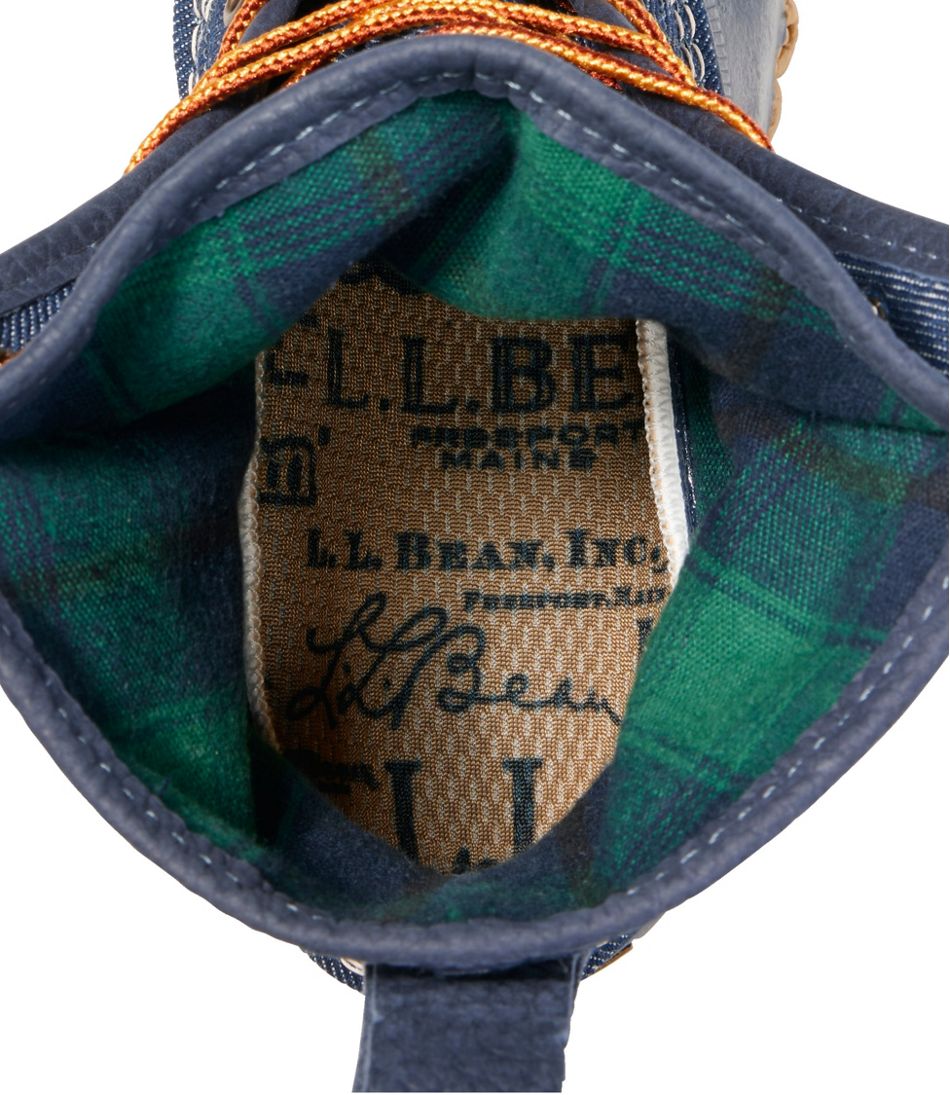 Women's Bean Boots, 8" Denim Insulated Flannel-Lined | L.L.Bean