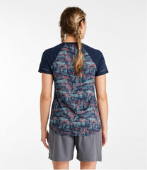 Women's Comfort Cycling Jersey Print Short-Sleeve | L.L.Bean