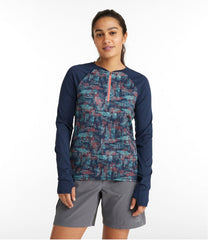 Women's Comfort Cycling Jersey, Long-Sleeve Print | L.L.Bean