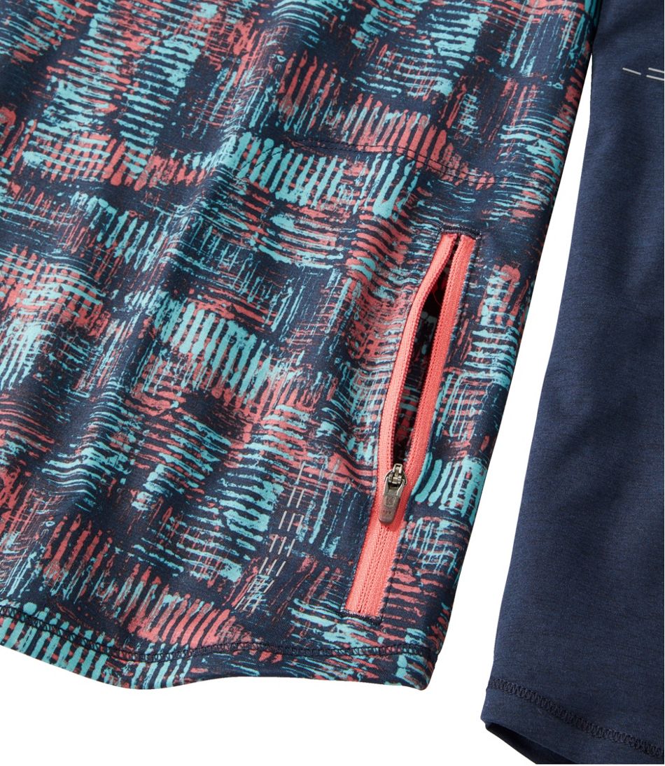 Women's Comfort Cycling Jersey, Long-Sleeve Print | L.L.Bean
