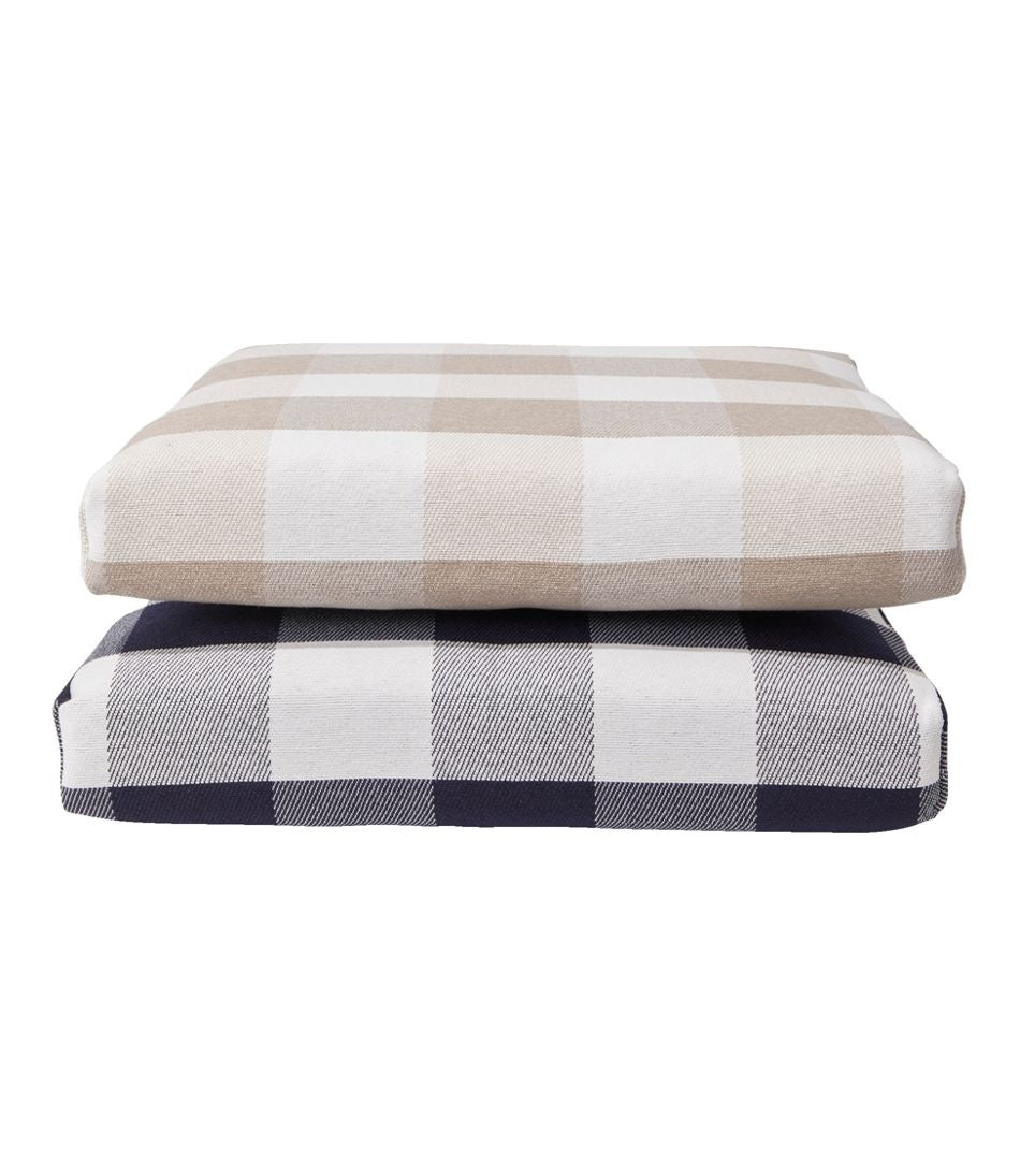 All-Weather Folding/Armless Chair Cushion, Buffalo Plaid | L.L.Bean