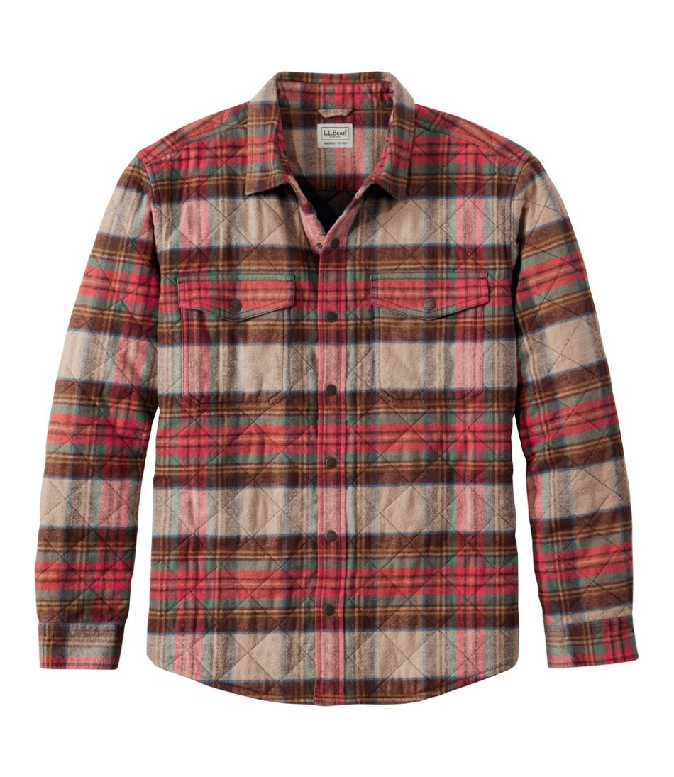 Men's Quilted Scotch Plaid Flannel Shirt Jac | L.L.Bean