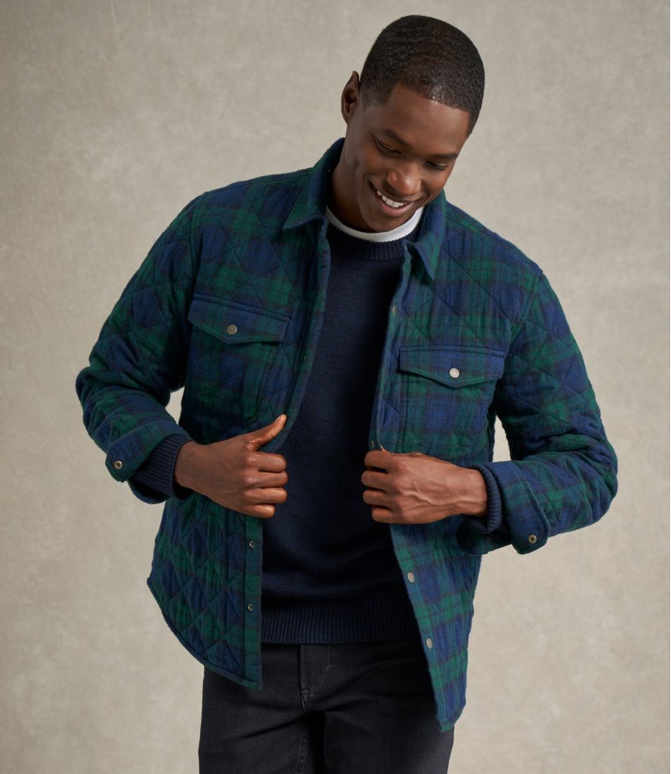 Men's Quilted Scotch Plaid Flannel Shirt Jac | L.L.Bean