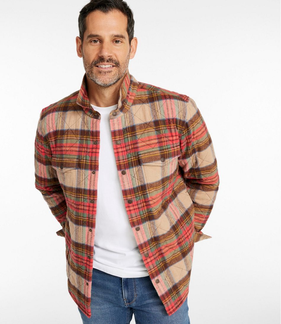 Men's Quilted Scotch Plaid Flannel Shirt Jac | L.L.Bean