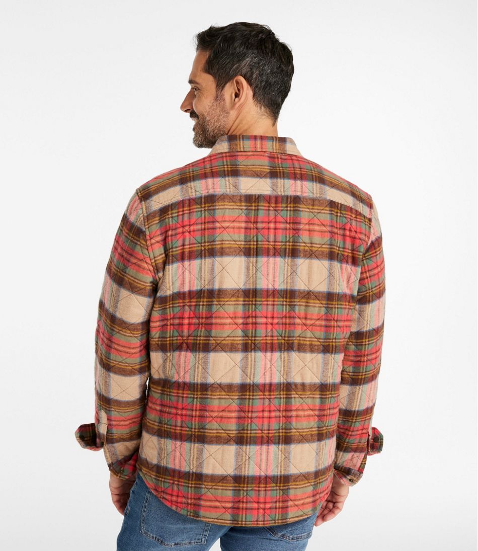 Men's Quilted Scotch Plaid Flannel Shirt Jac | L.L.Bean