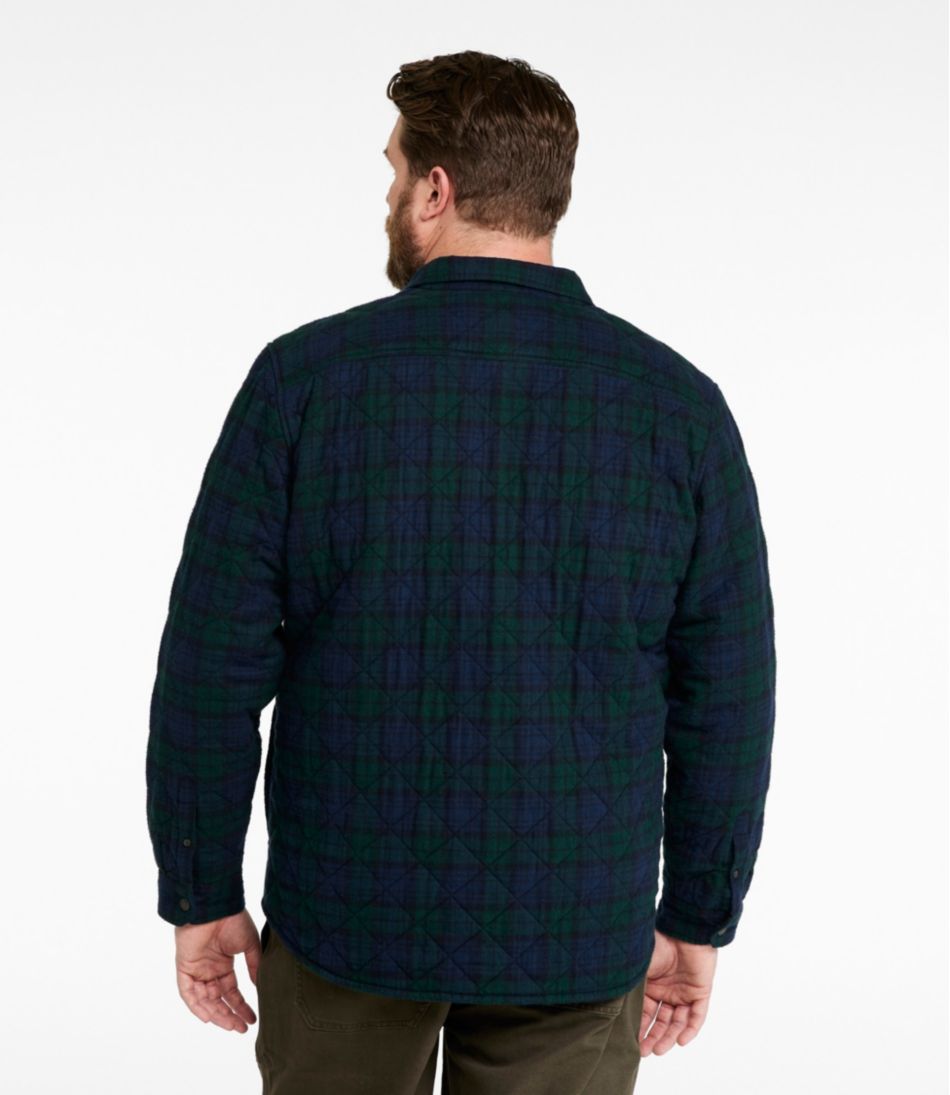 Men's Quilted Scotch Plaid Flannel Shirt Jac | L.L.Bean