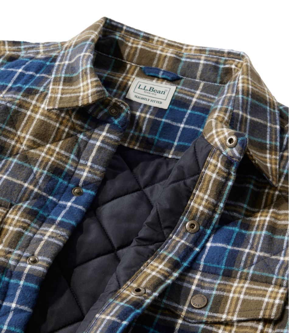 Men's Quilted Scotch Plaid Flannel Shirt Jac | L.L.Bean