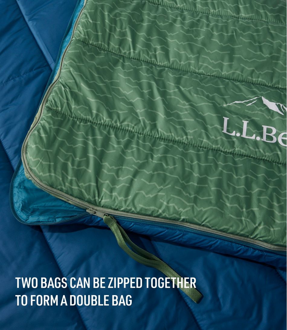 Adults' Puffer Sleeping Bag, 40° Print | L.L.Bean