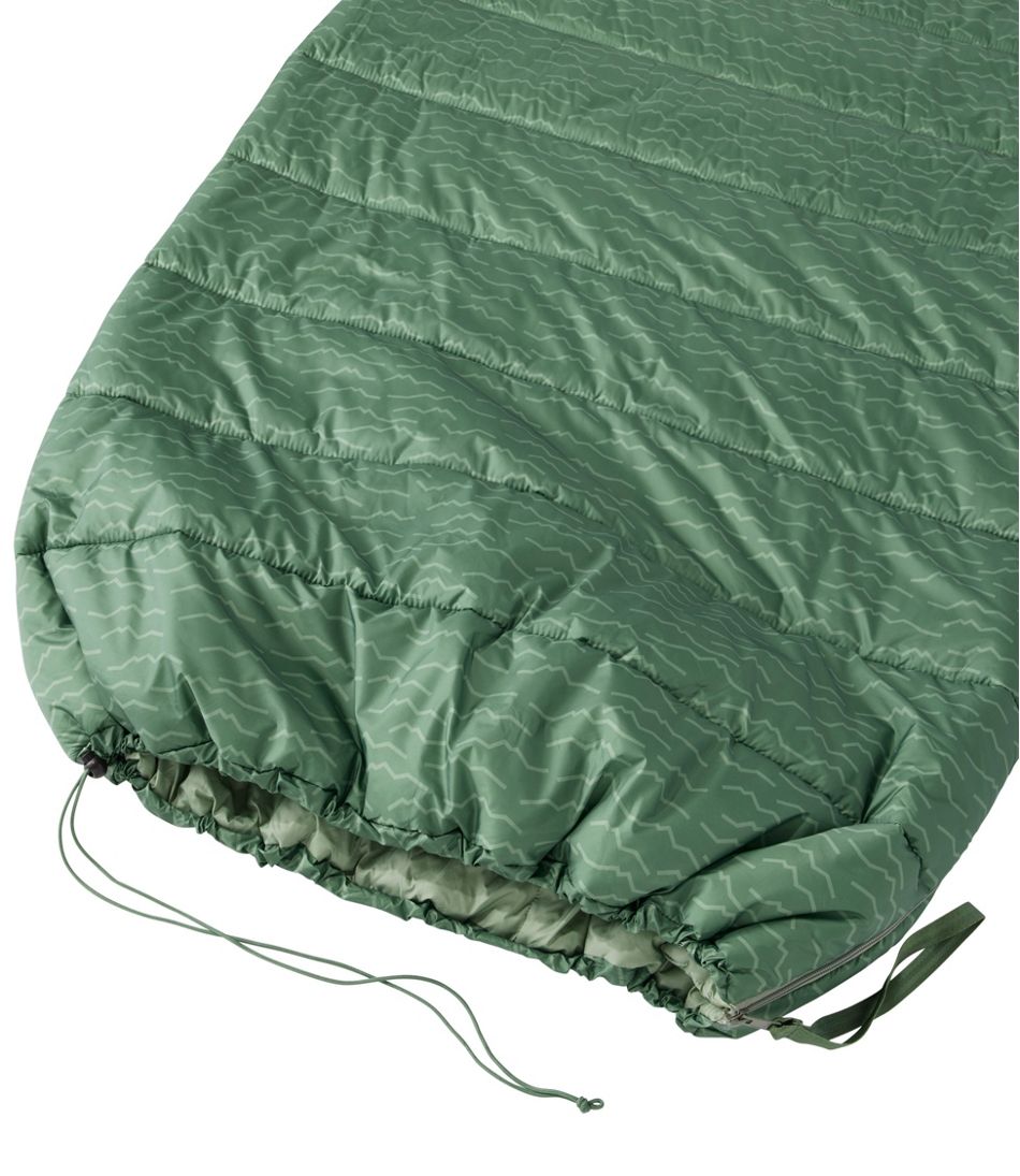 Adults' Puffer Sleeping Bag, 40° Print | L.L.Bean