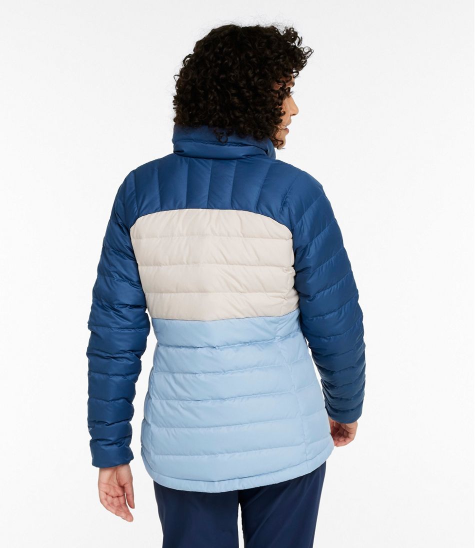 Women's Bean's Down Jacket, Colorblock | L.L.Bean