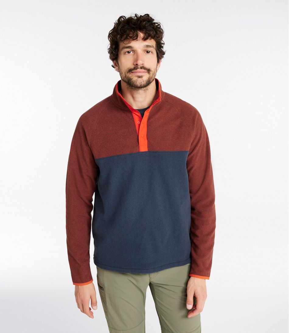 Men's All Season Access Fleece Pullover, Colorblock | L.L.Bean