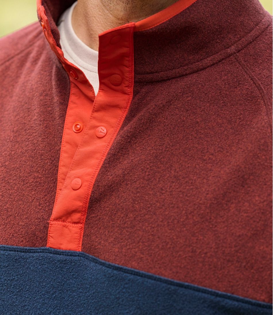 Men's All Season Access Fleece Pullover, Colorblock | L.L.Bean