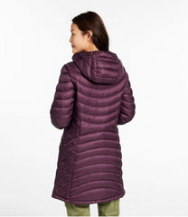 Women's Ultralight 850 Down Hooded Coat, Three-Quarter Length | L.L.Bean