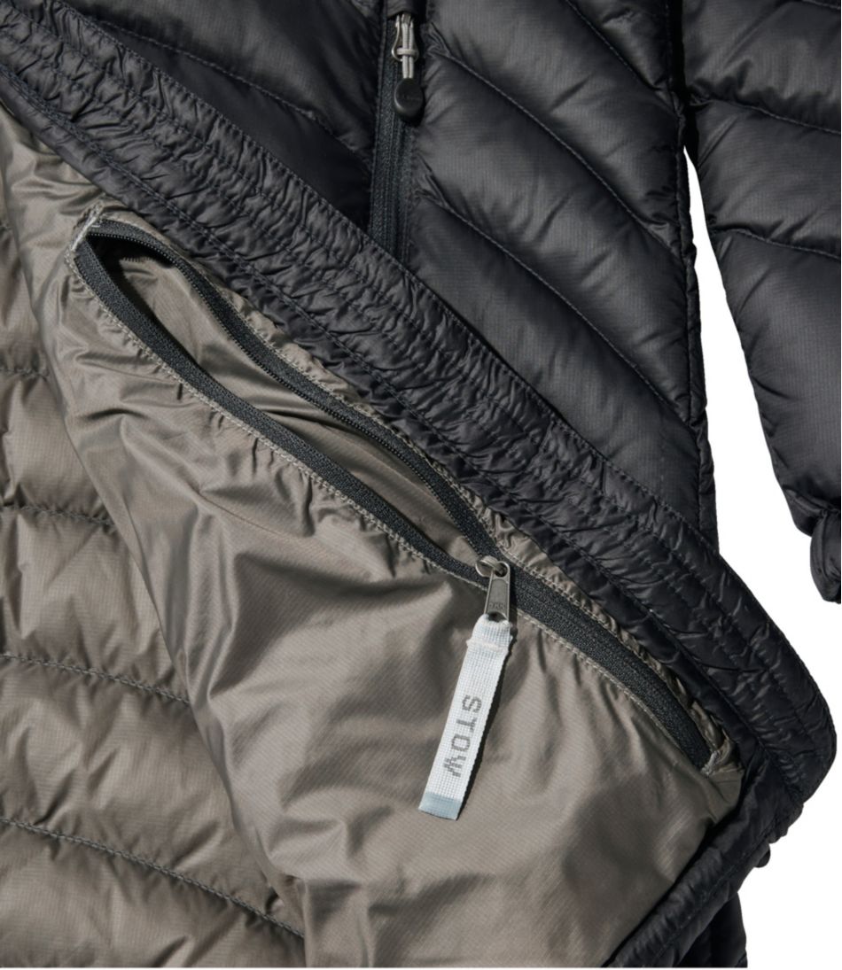 Women's Ultralight 850 Down Hooded Coat, Three-Quarter Length | L.L.Bean