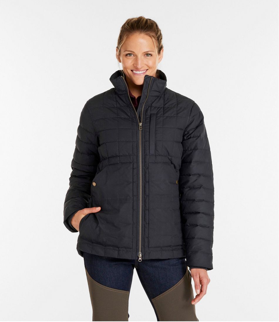 Women's Upcountry Waxed Cotton Down Sweater | L.L.Bean
