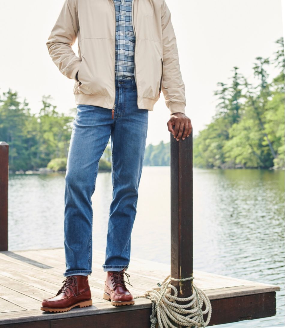 Men's BeanFlex® Jeans, Standard Athletic Fit, Straight Leg | L.L.Bean