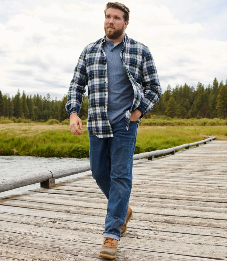 Men's BeanFlex® Jeans, Standard Athletic Fit, Straight Leg | L.L.Bean