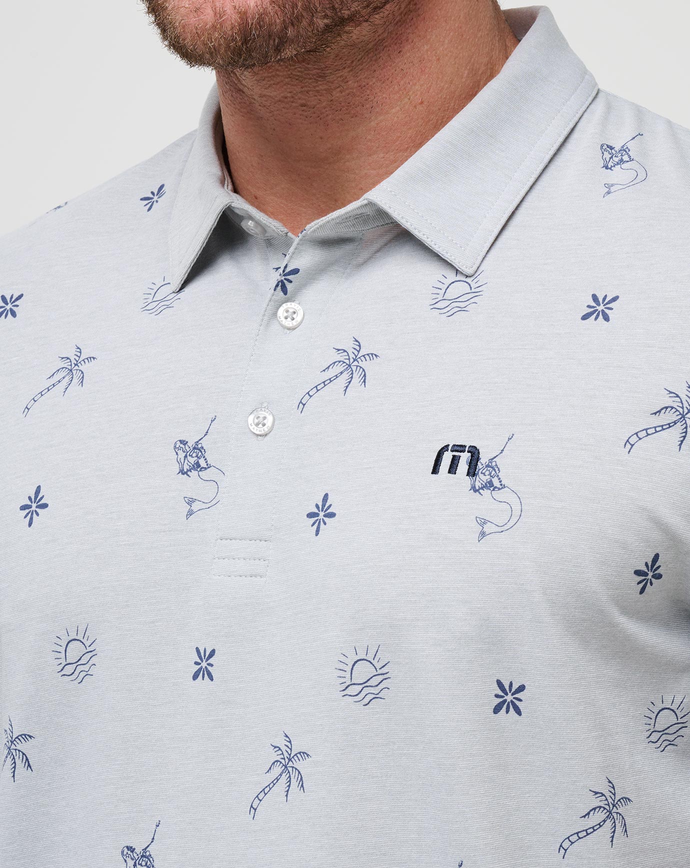 Heather Light Grey Travis Mathew