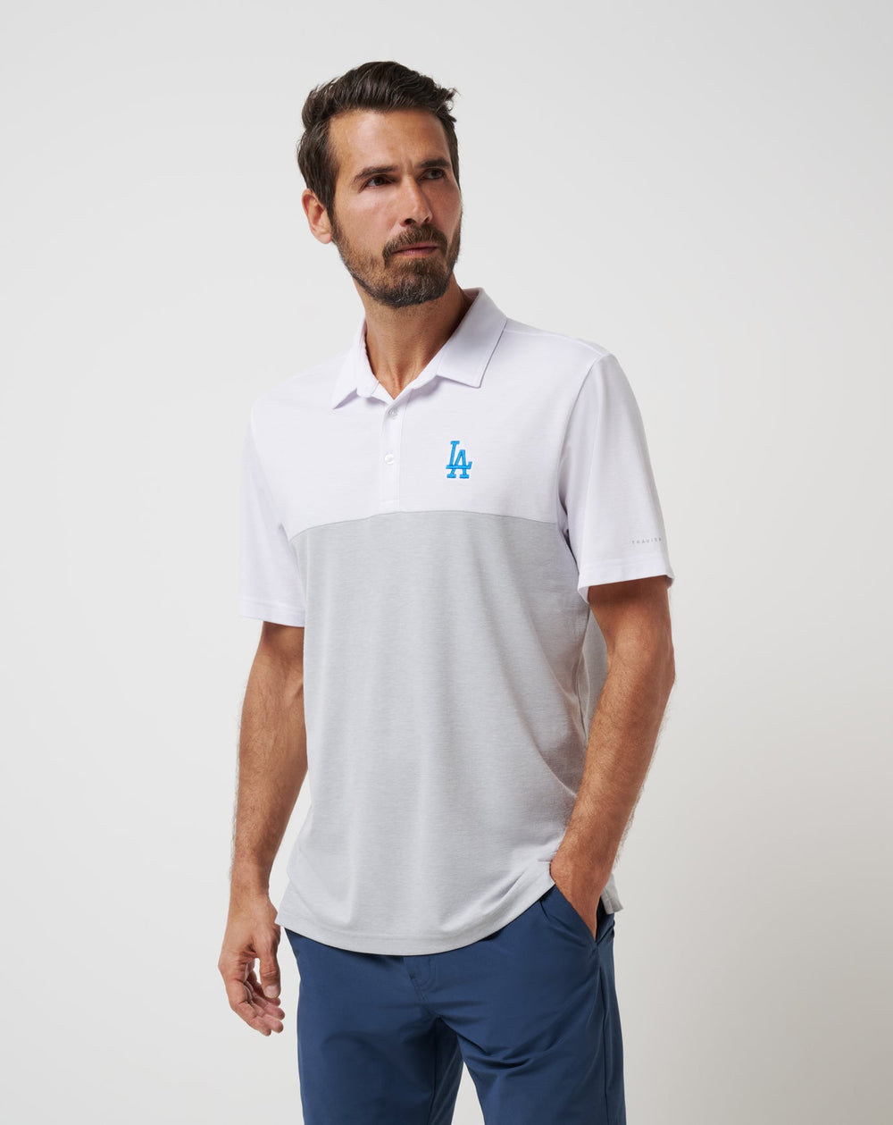 White/Heather Grey Travis Mathew