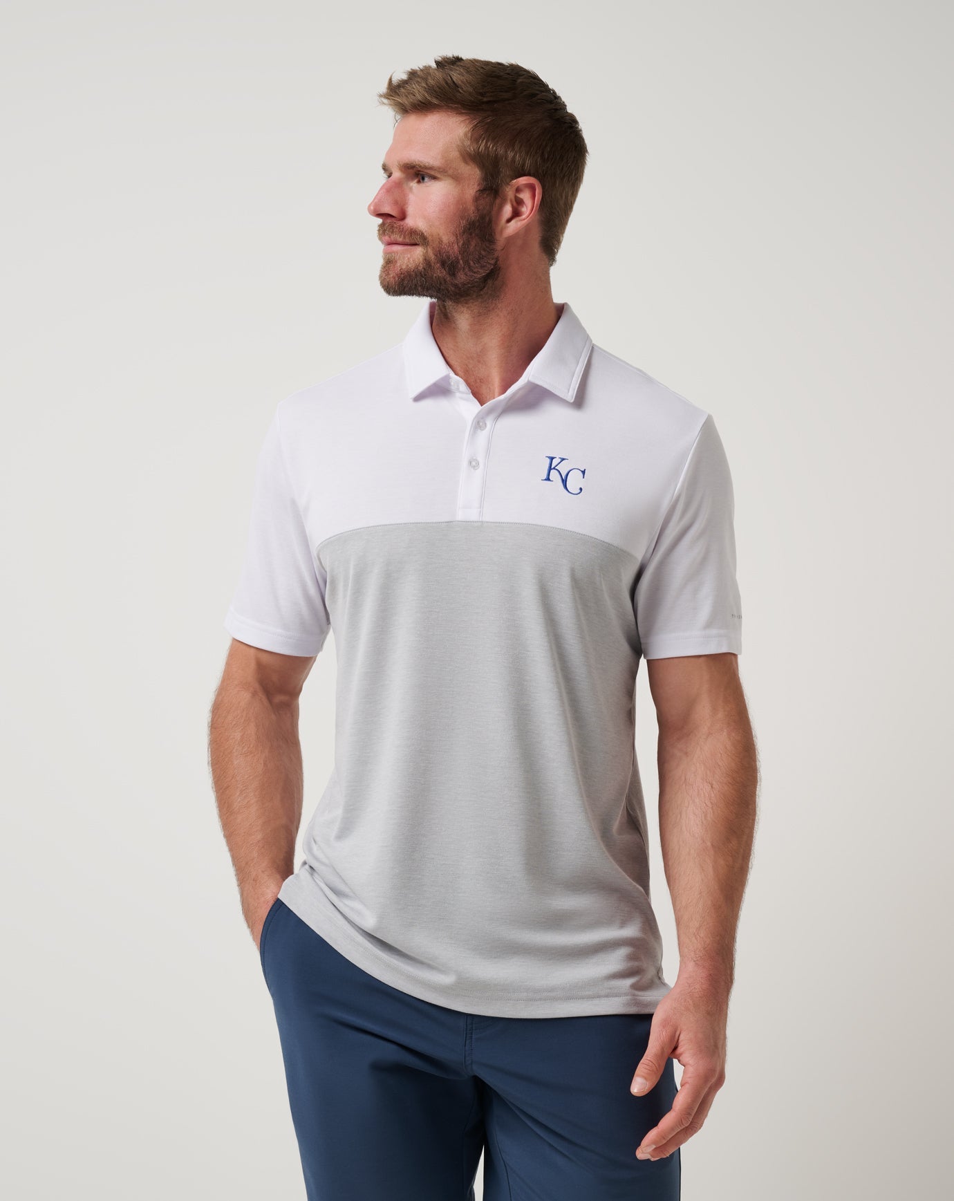 White/Heather Grey Travis Mathew