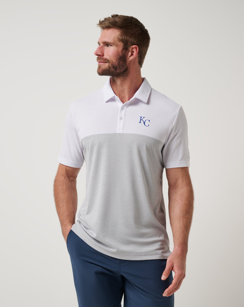 White/Heather Grey Travis Mathew
