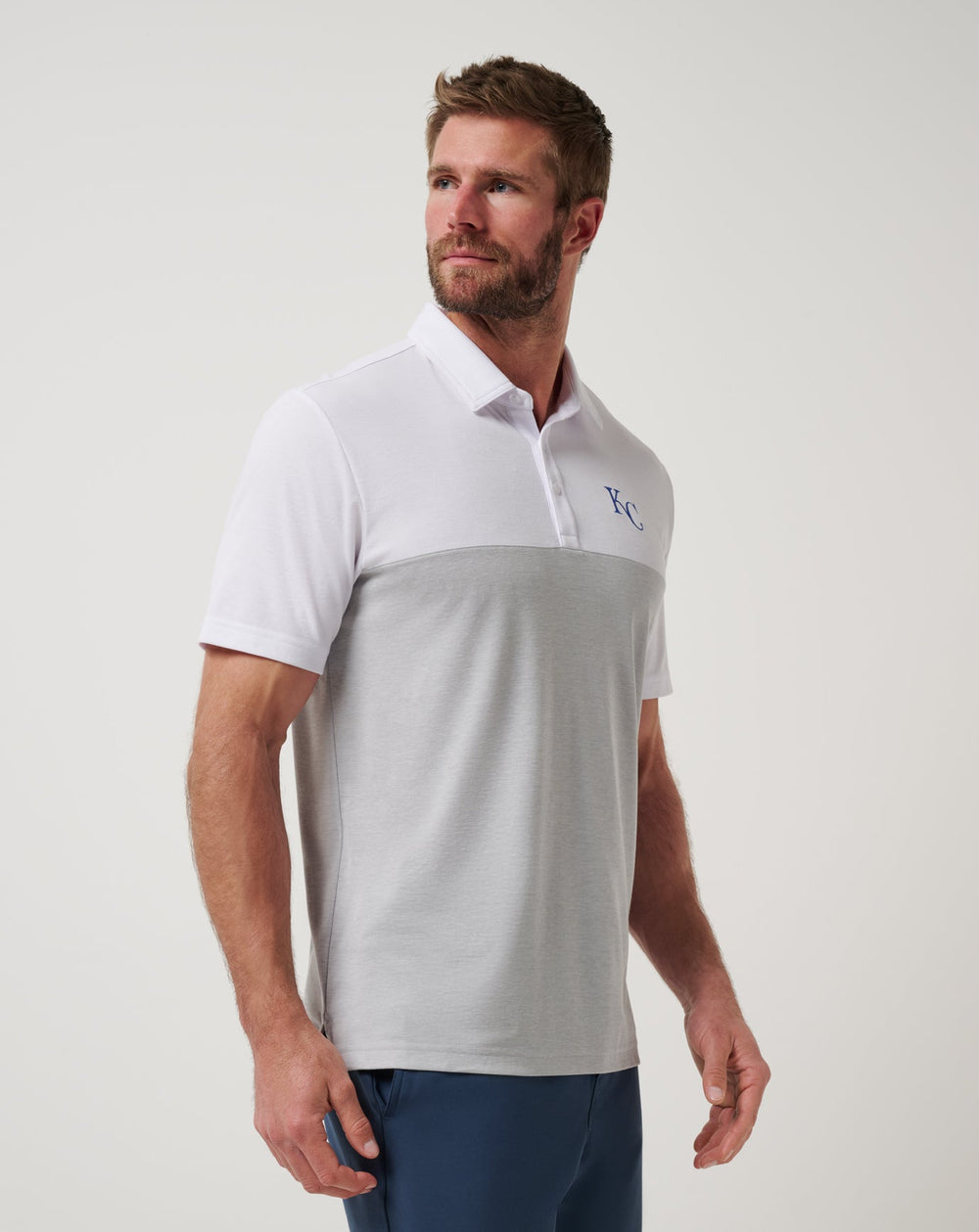 White/Heather Grey Travis Mathew