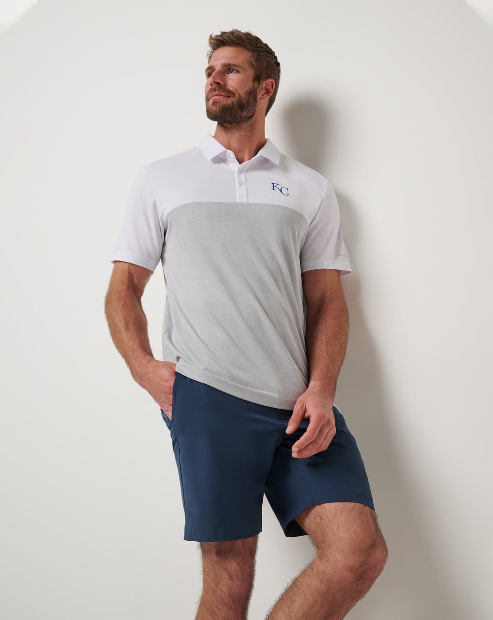 White/Heather Grey Travis Mathew