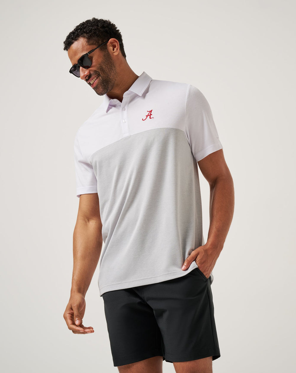 White/Heather Grey Travis Mathew