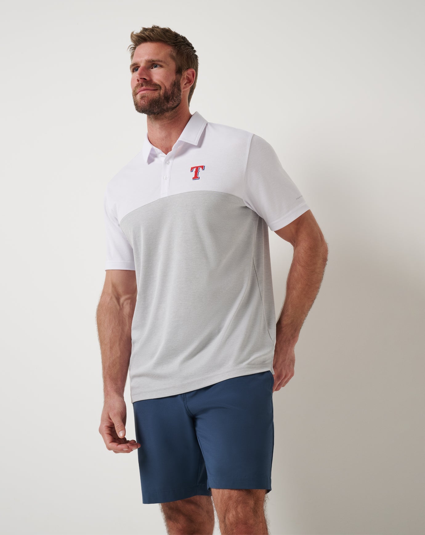 White/Heather Grey Travis Mathew