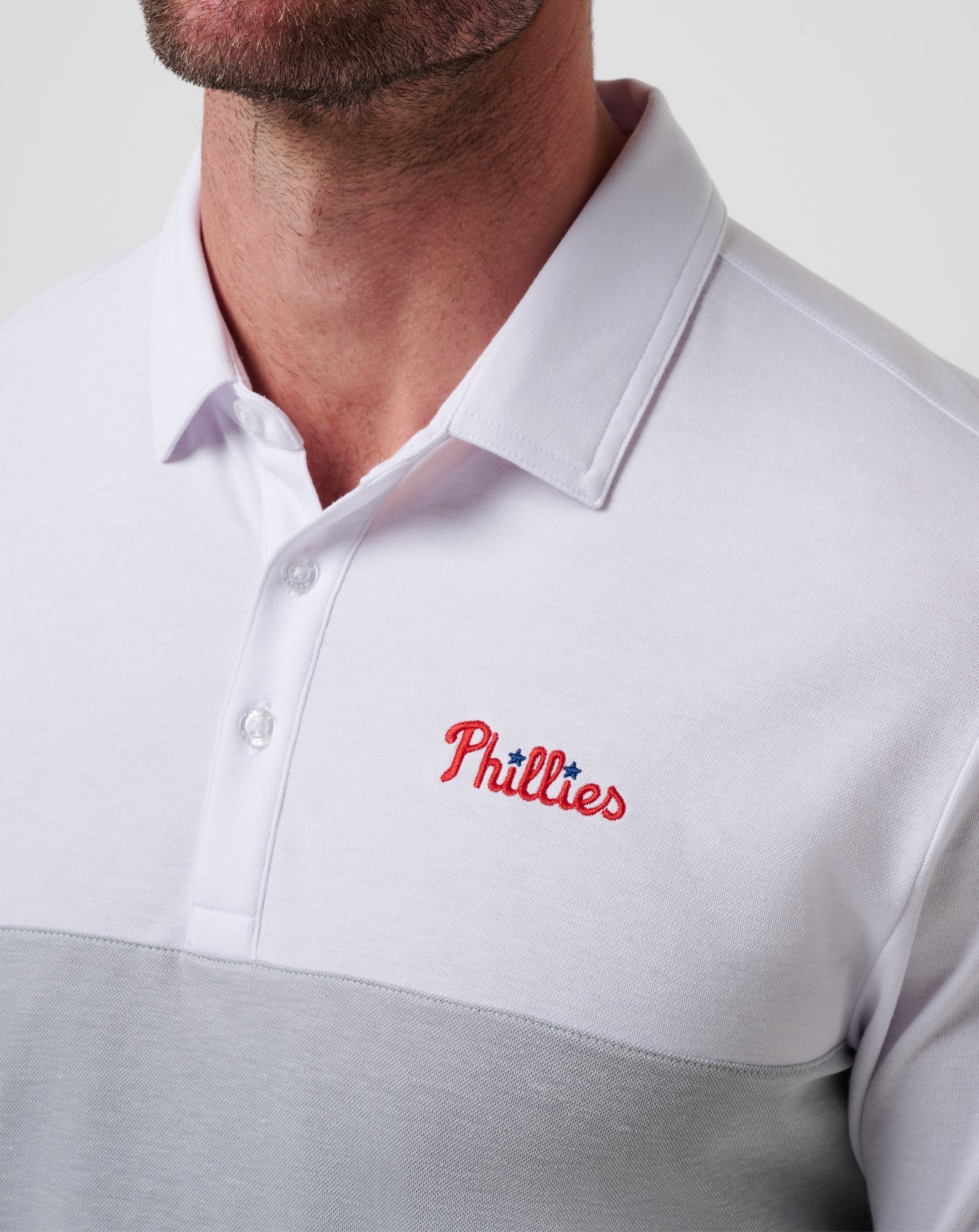 White/Heather Grey Travis Mathew