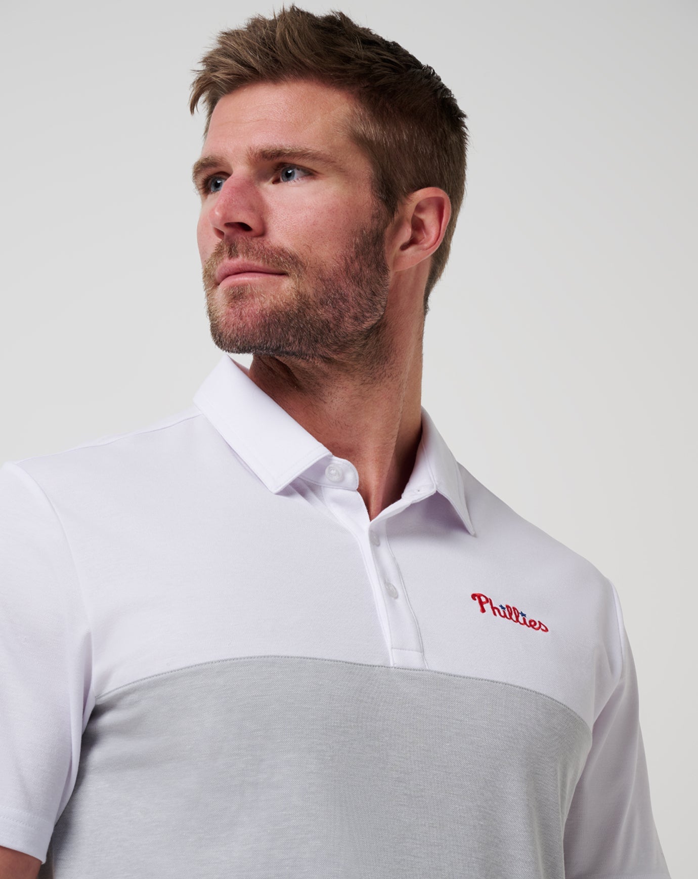White/Heather Grey Travis Mathew